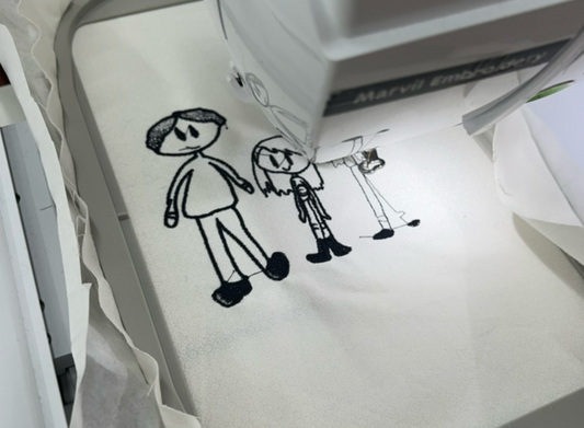 Embroidered childhood memories
