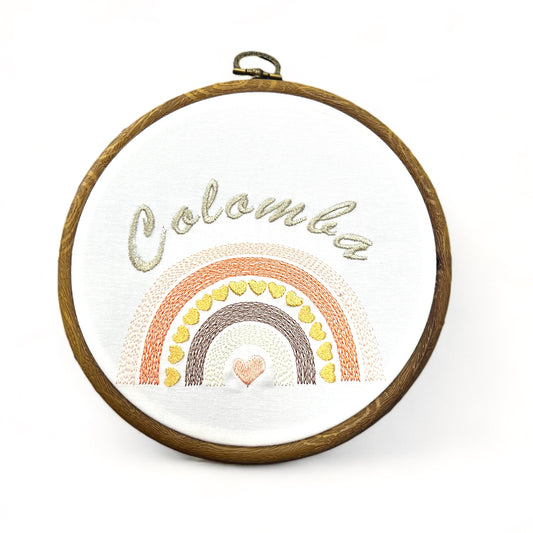 Embroidered Walk Art Rainbow