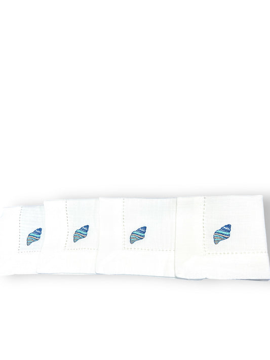Set Cocktail Napkin Whelk