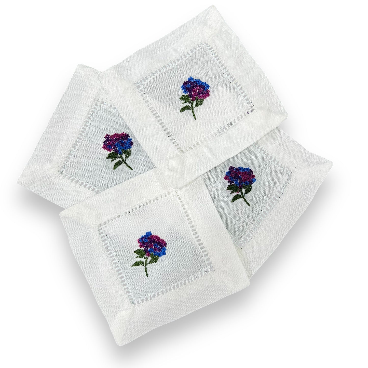 Gardenia Embroidered Coaster