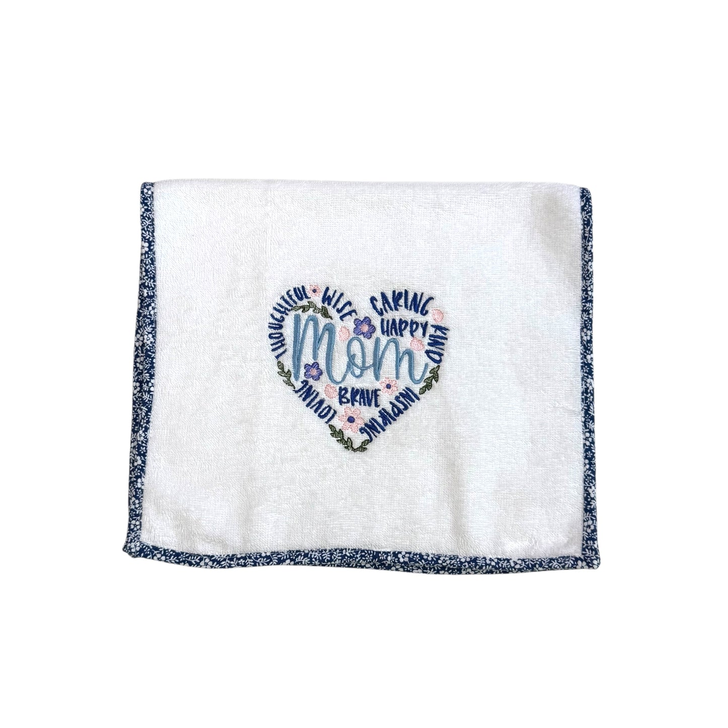 Mom Blue Towel