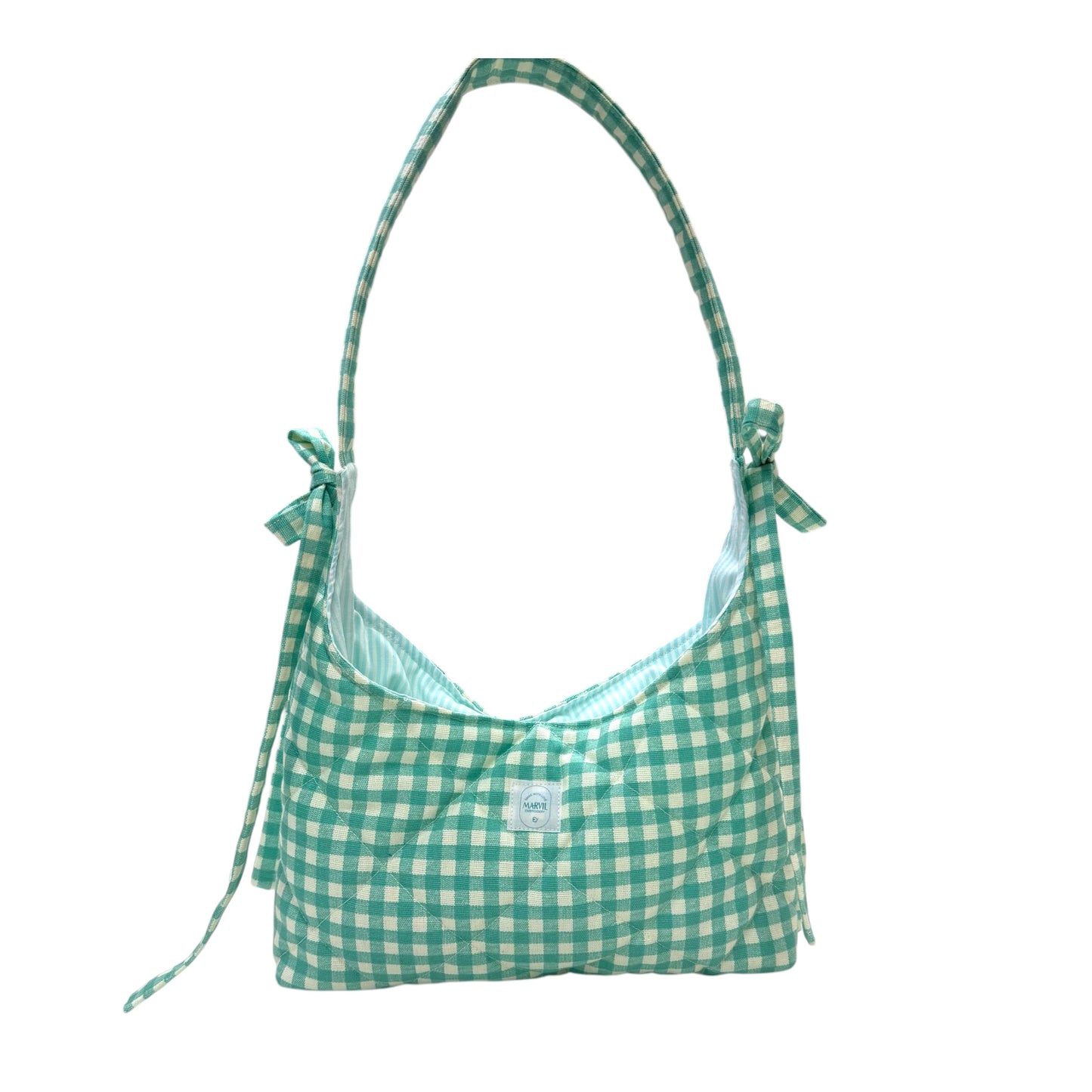 The Mini Slouchy Bag Gingham