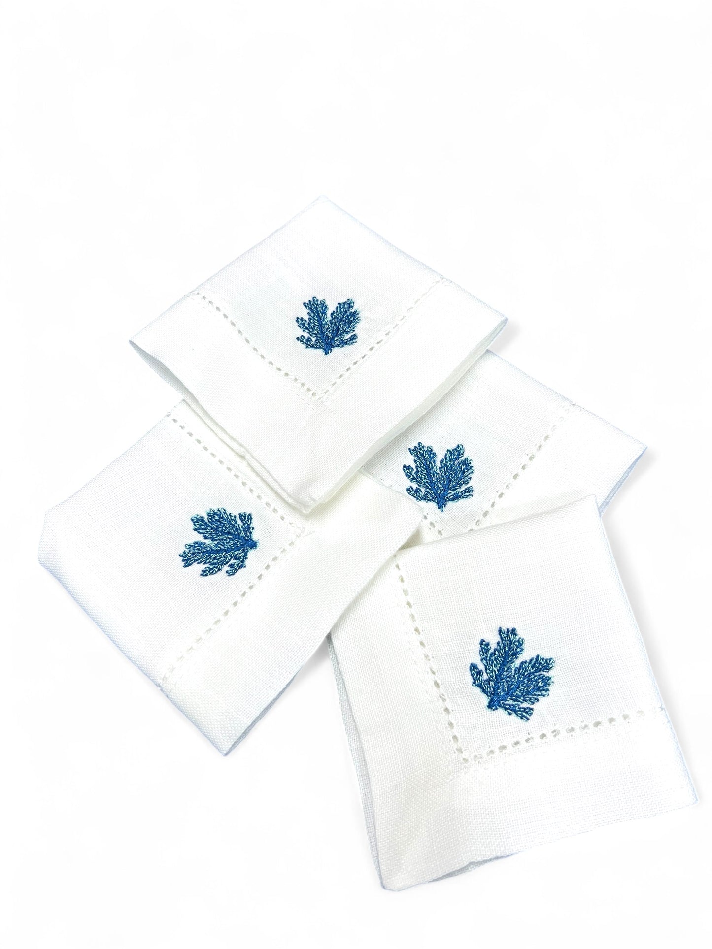 Set Cocktail Napkins Coral