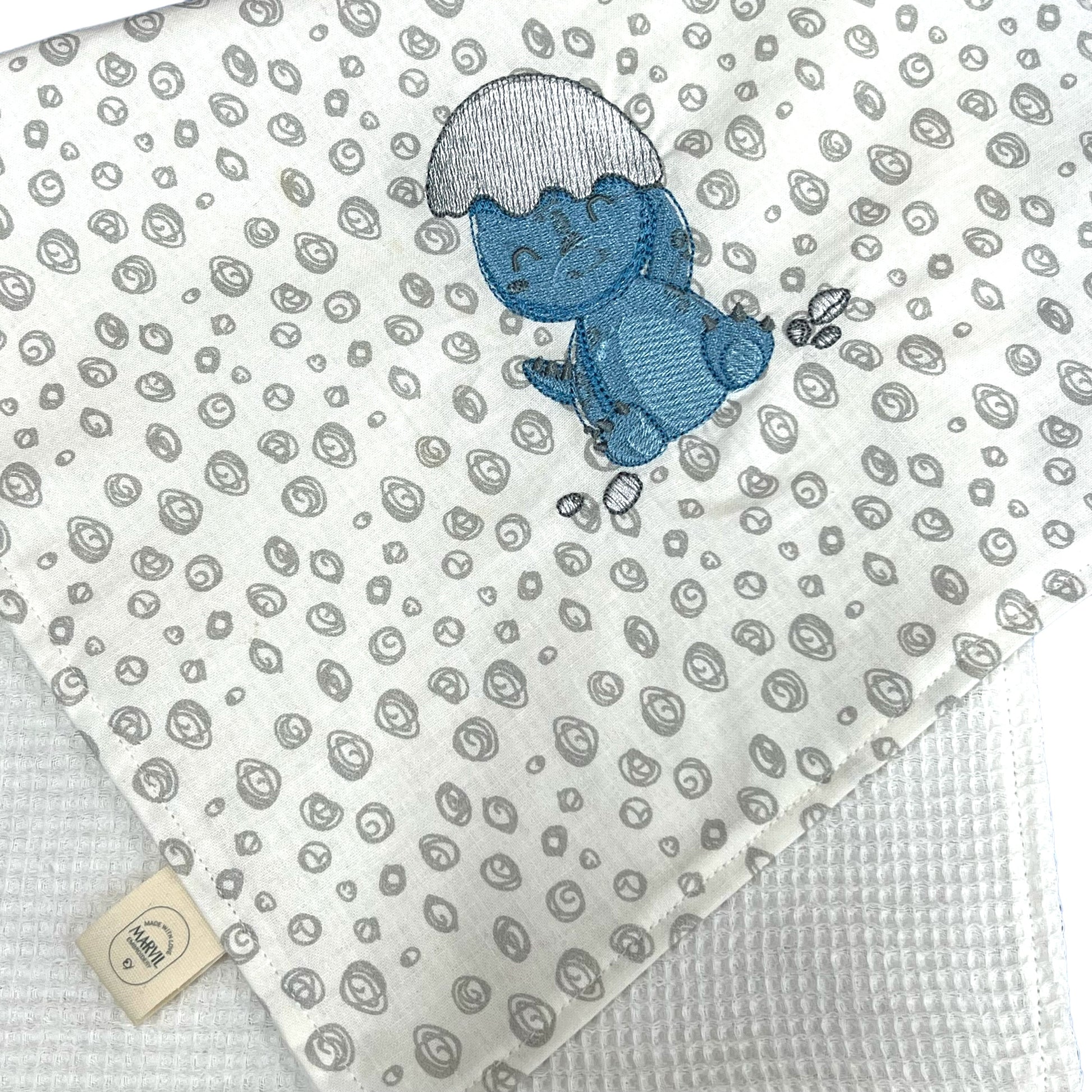 Baby Dinosaur Embroidered Cloth 