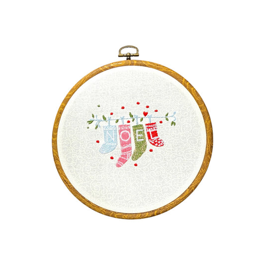 Noel Stockings Wall Deco