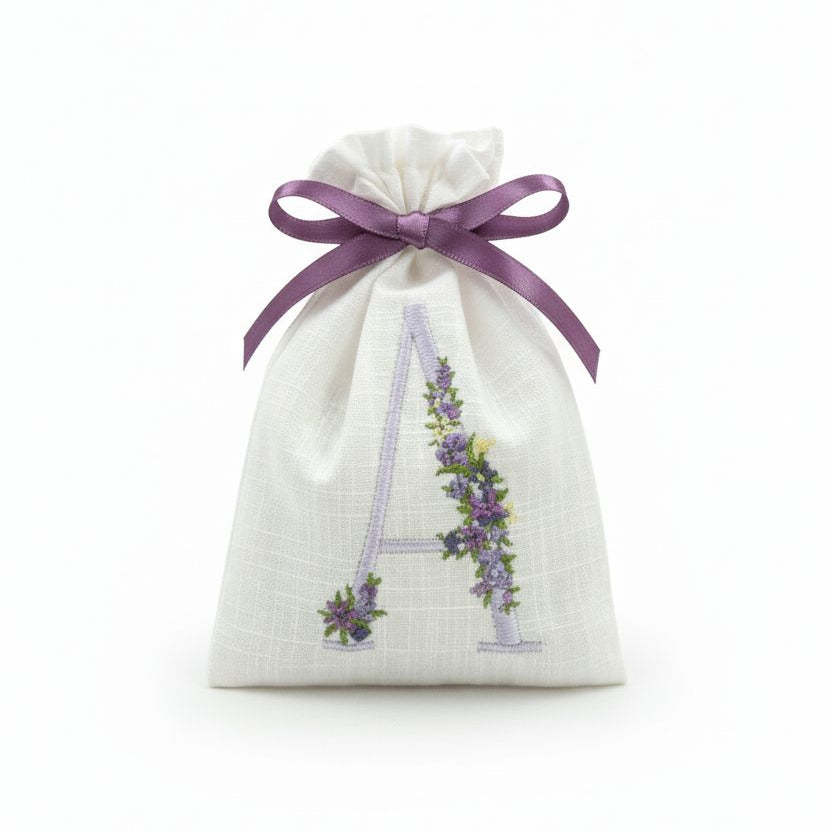 Sachet Floral Letter