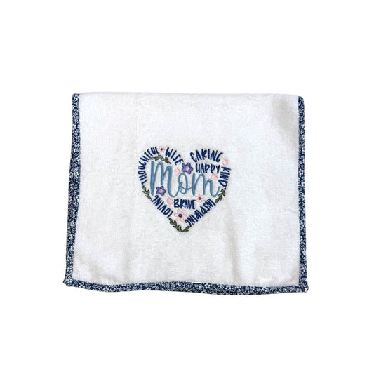 Mom Blue Towel