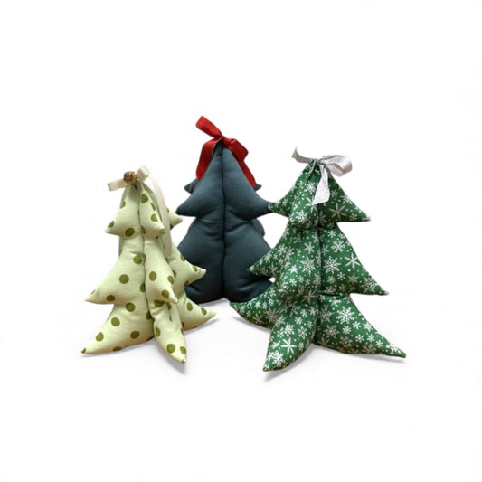 Christmas Fabric Tree Decorations